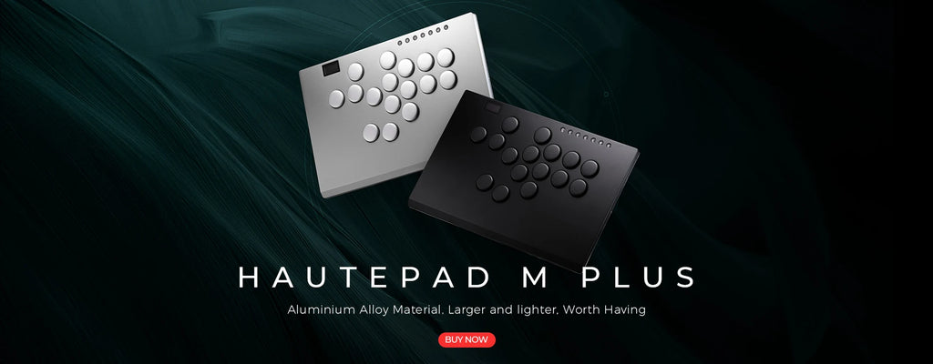 Haute42 M-Ultra Gen 2 Aluminium Alloy Leverless Hitbox Controller  For PC/ Ps4 / ps5/Steam Stickless Arcade Stick Controller