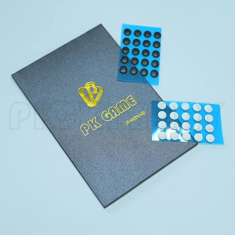 PK GAME ICE Version Universal Mouse Skates Mouse Feet DIY Universal Dot Black And White 40pcs