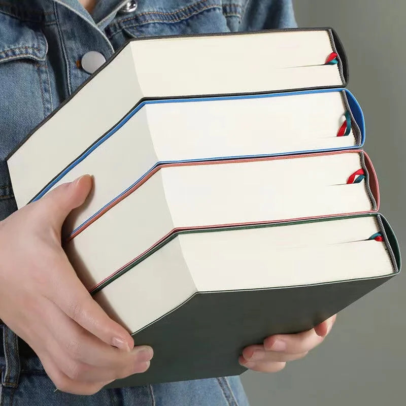 Super Thick Notebook (760pages) A5 Creativity Stationery Blank Notepads Pu cover School Office Supplies (Sketching and Graffiti)