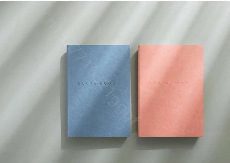 Super Thick Notebook (760pages) A5 Creativity Stationery Blank Notepads Pu cover School Office Supplies (Sketching and Graffiti)