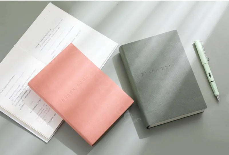 Super Thick Notebook (760pages) A5 Creativity Stationery Blank Notepads Pu cover School Office Supplies (Sketching and Graffiti)