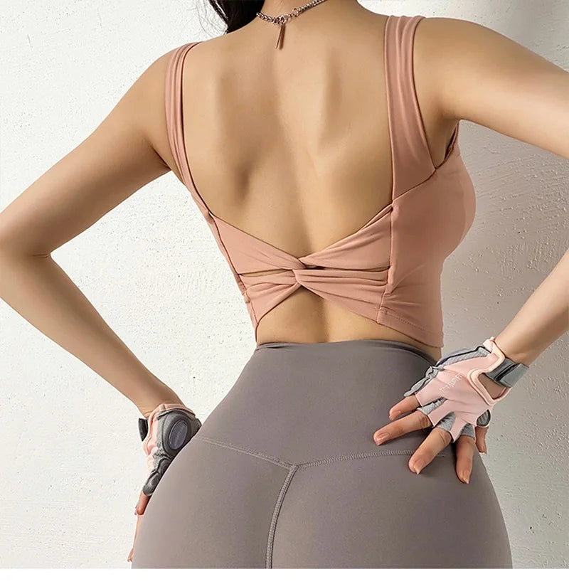 Cloud Hide Black Sports Bra Women Fitness HOT Girl Underwear Push Up Yoga Crop Top Bras Solid Athletic Vest Gym Shirt Sportswear