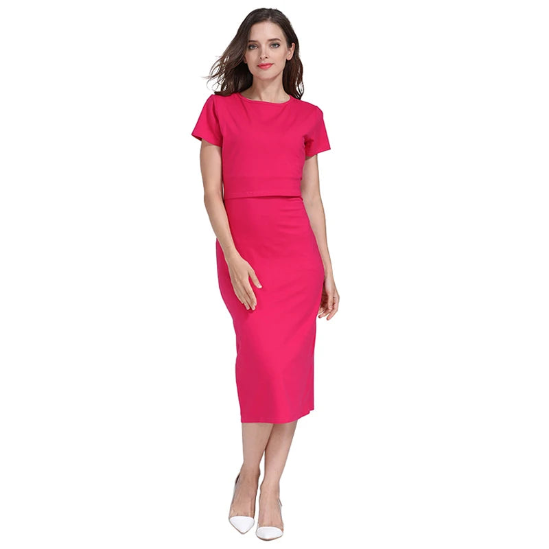 New Striped Maternity Clothes Maternity Dresses Pregnancy Clothes For Pregnant Women Nursing Breastfeeding Dresses Free Shipping