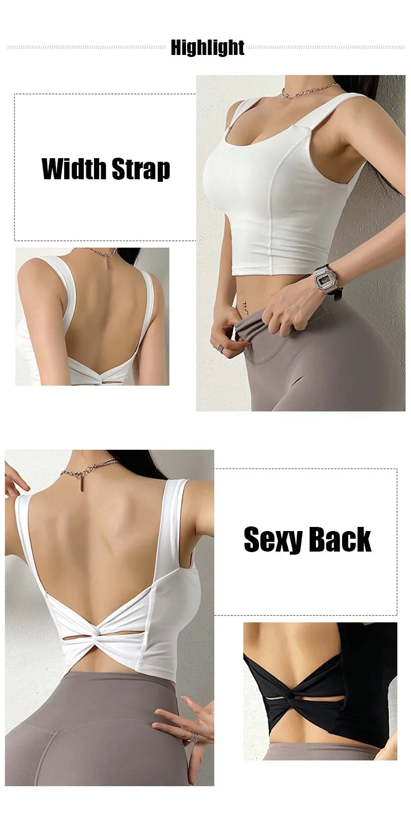 Cloud Hide Black Sports Bra Women Fitness HOT Girl Underwear Push Up Yoga Crop Top Bras Solid Athletic Vest Gym Shirt Sportswear