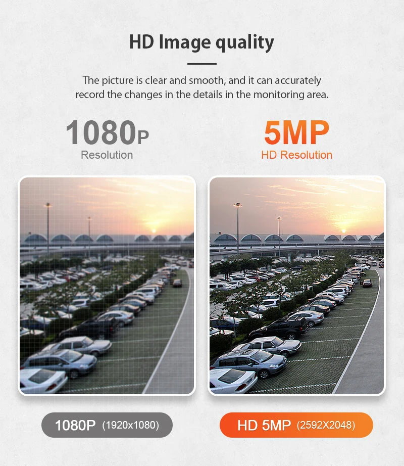 INQMEGA 5MP Tuya Outdoor PTZ Camera Ai Human Detect 1080P Security CCTV Camera Add Google home And Alexa Wifi IP Camera for Yard