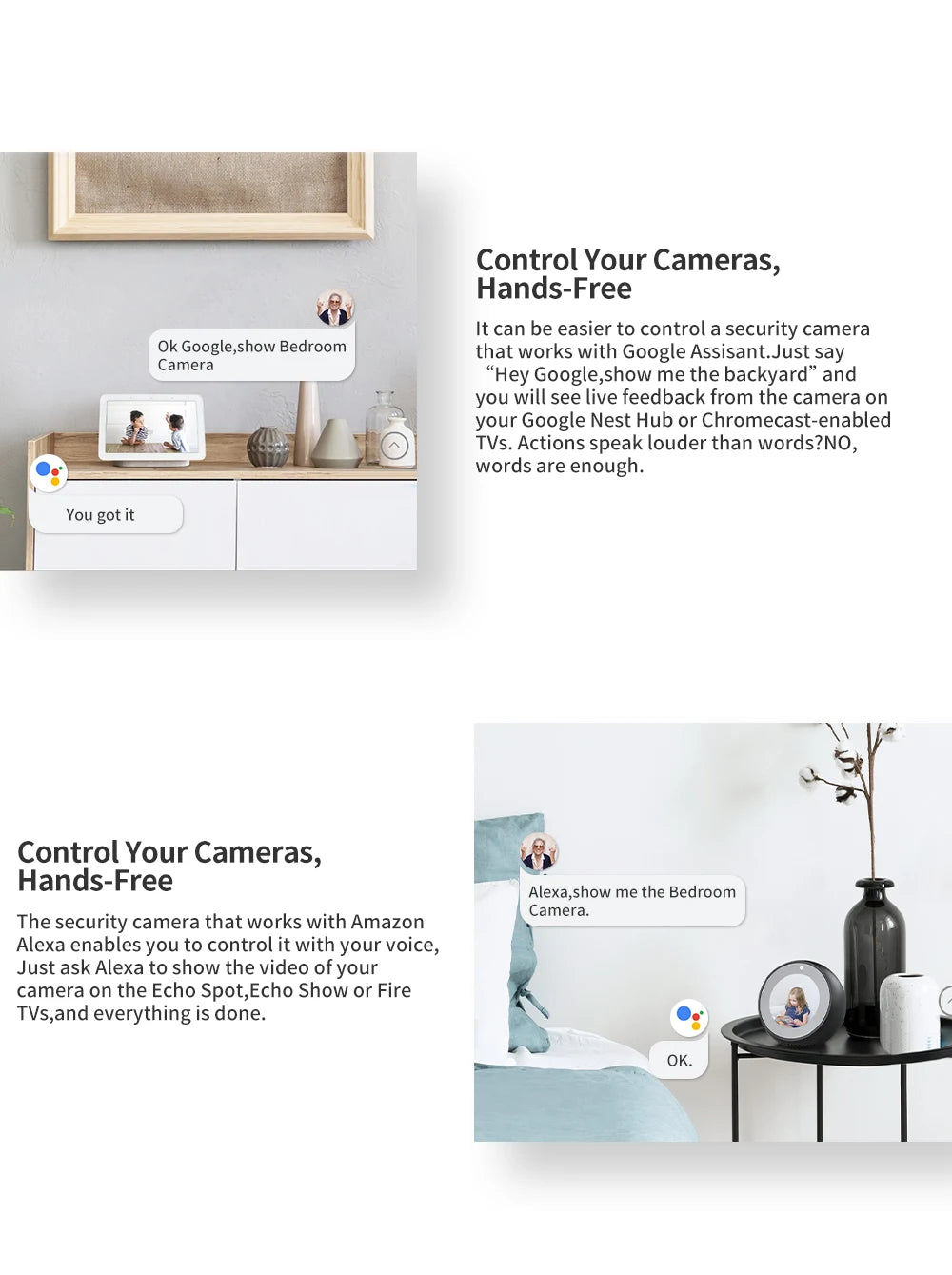 Tuya Smart 9000mAh Rechargeable Battery 3.5W Solar IP65 Outdoor Wireless WIFI 3MP Surveillance Siren CCTV Camera Alexa Google