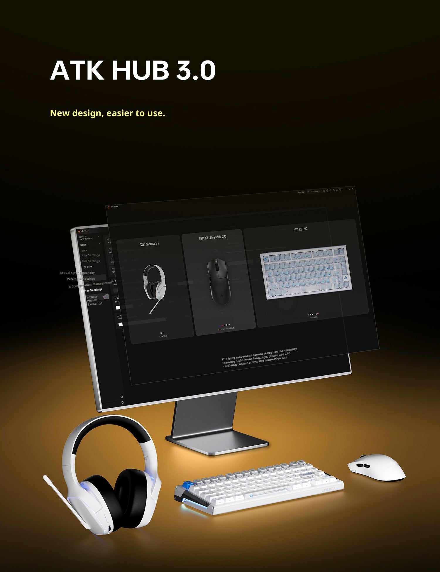 ATK x1v2 Wireless Dual 8K Dual Mode Mouse PAW3395/3950 Ultra  Gaming Mouse ULTRA MAX Ergonomics Accessory Long Batter Life Gamer