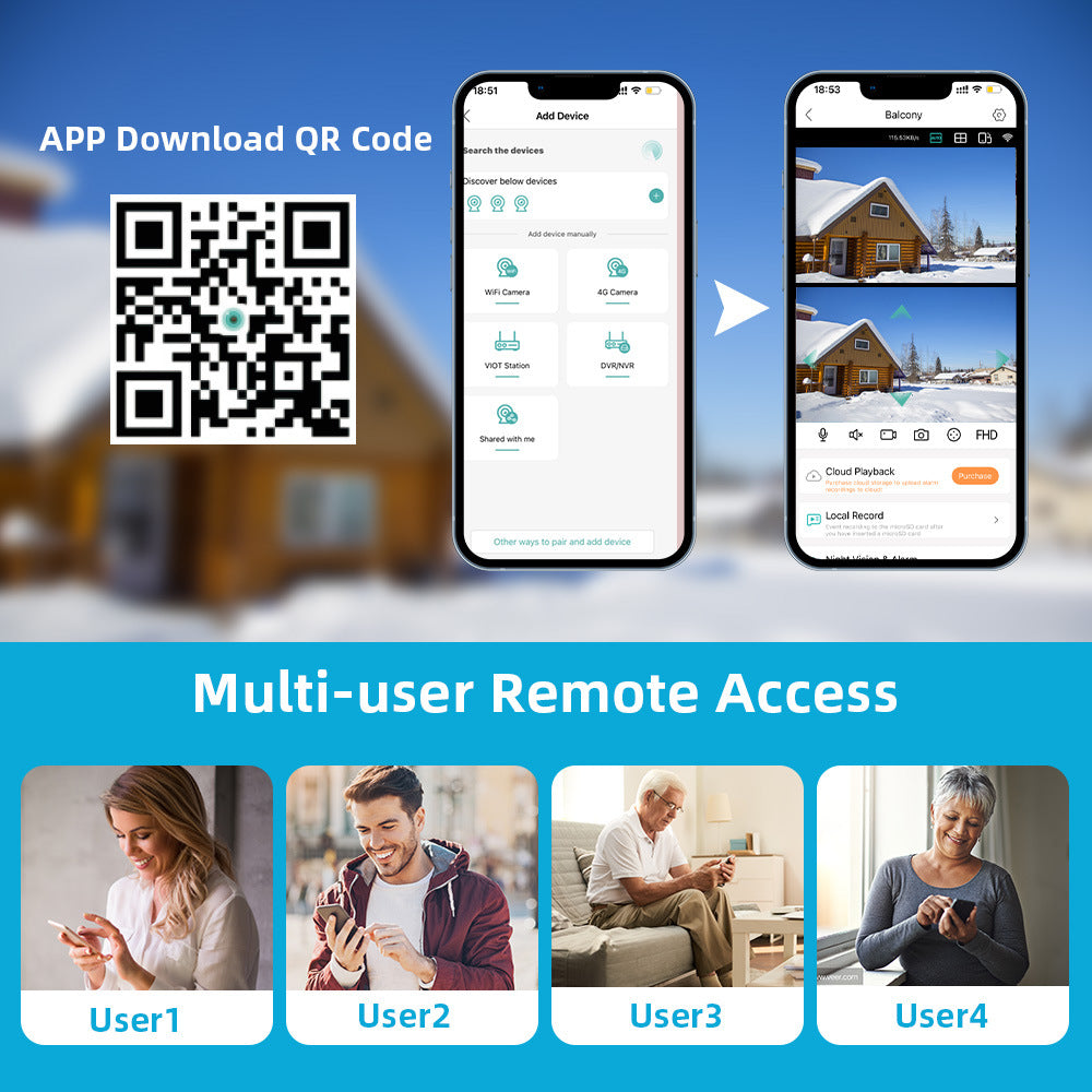 4K 8MP HD Wifi PTZ Camera Outdoor 6MP Dual Lens Dual Screen AI Auto Tracking IP Camera CCTV Audio Video Surveillance P2P iCSee