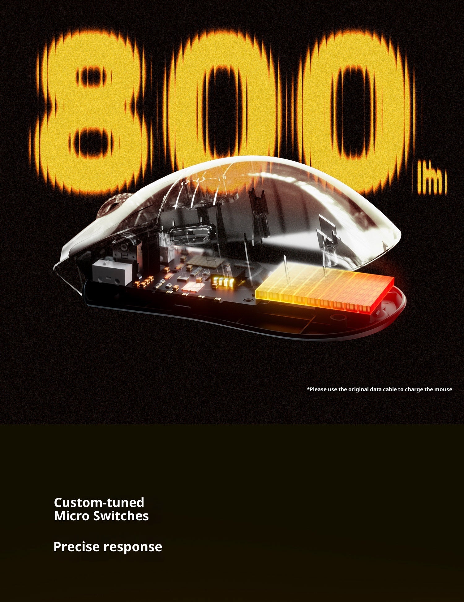 ATK x1v2 Wireless Dual 8K Dual Mode Mouse PAW3395/3950 Ultra  Gaming Mouse ULTRA MAX Ergonomics Accessory Long Batter Life Gamer