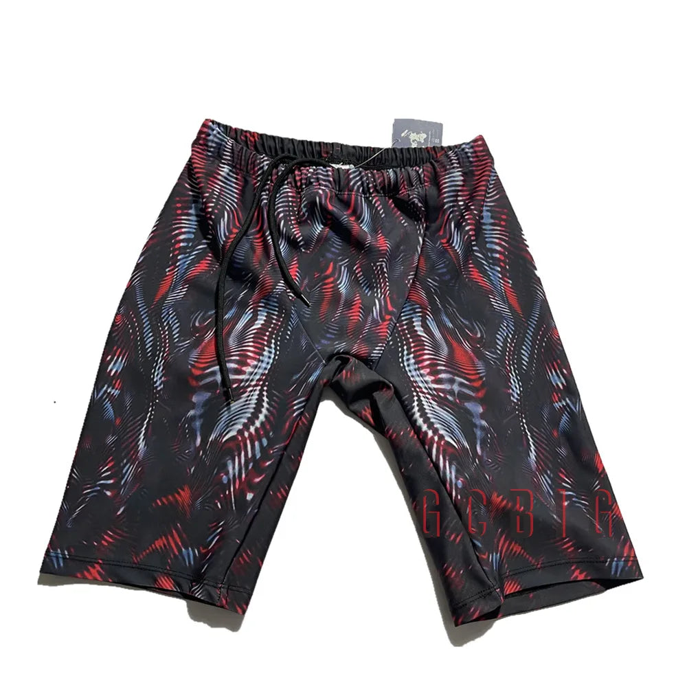 Mens Summer Trunks Swimwear Training Swim Shorts Trunks Swimsuits Boy Jammers Sports Surf Shorts Beach Volleyball Swimming Pants