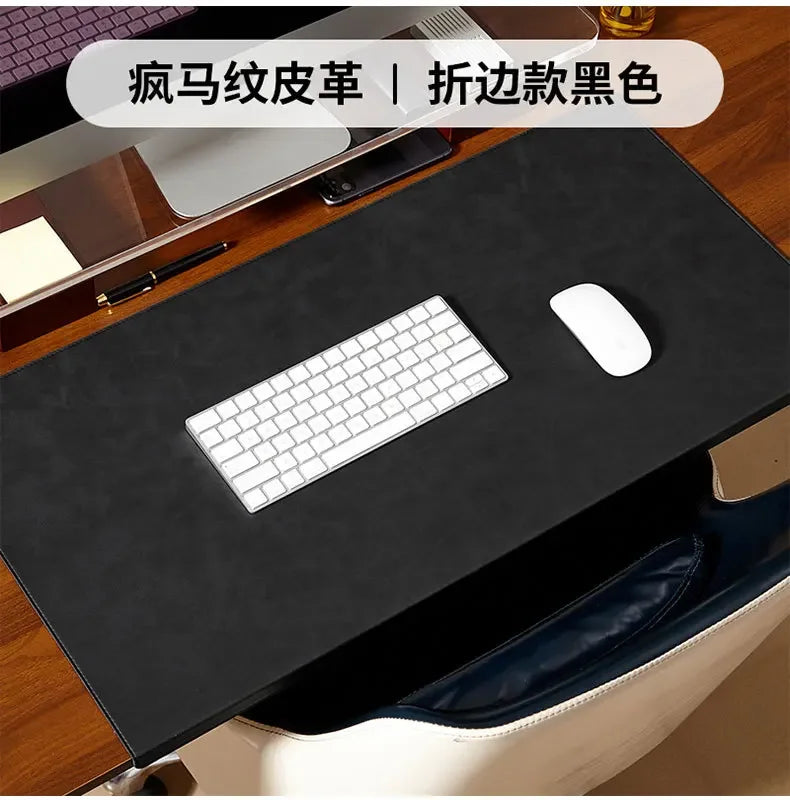 Folding Big Mouse Pad Elbow Guard Wrist guard PU Laptop Non-slip Easy To Clean Keyboard Mats Office Desk Mat Gaming mousepad