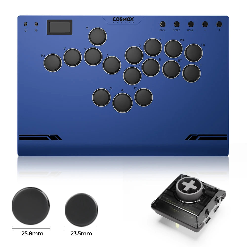 Haute42 M-Ultra Gen 2 Aluminium Alloy Leverless Hitbox Controller  For PC/ Ps4 / ps5/Steam Stickless Arcade Stick Controller
