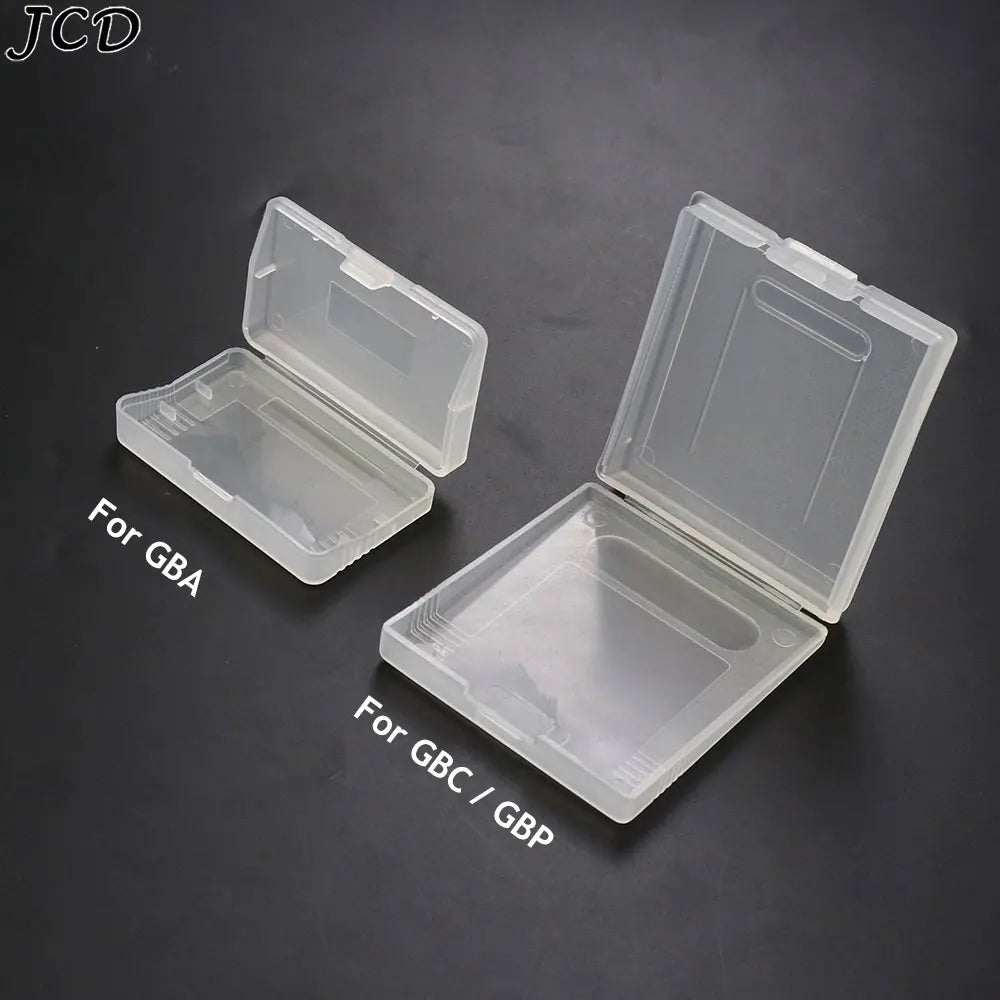 JCD 10pcs Plastic Game Cartridge Card Case for GameBoy Color GBC GBA GBP Gaming Cards Anti-Dust Clear Protective Box