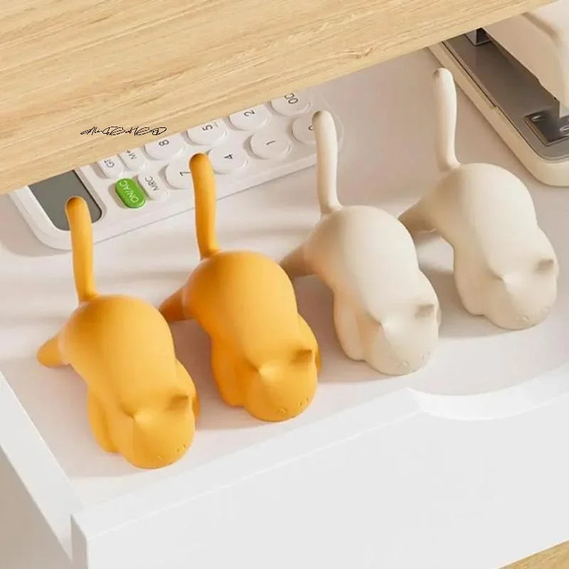 Cute Cat Bag Hook Portable Table Hook Handbag Backpack Organizer Holder for Home Office Desk Side Decor Travel Bag Hanger