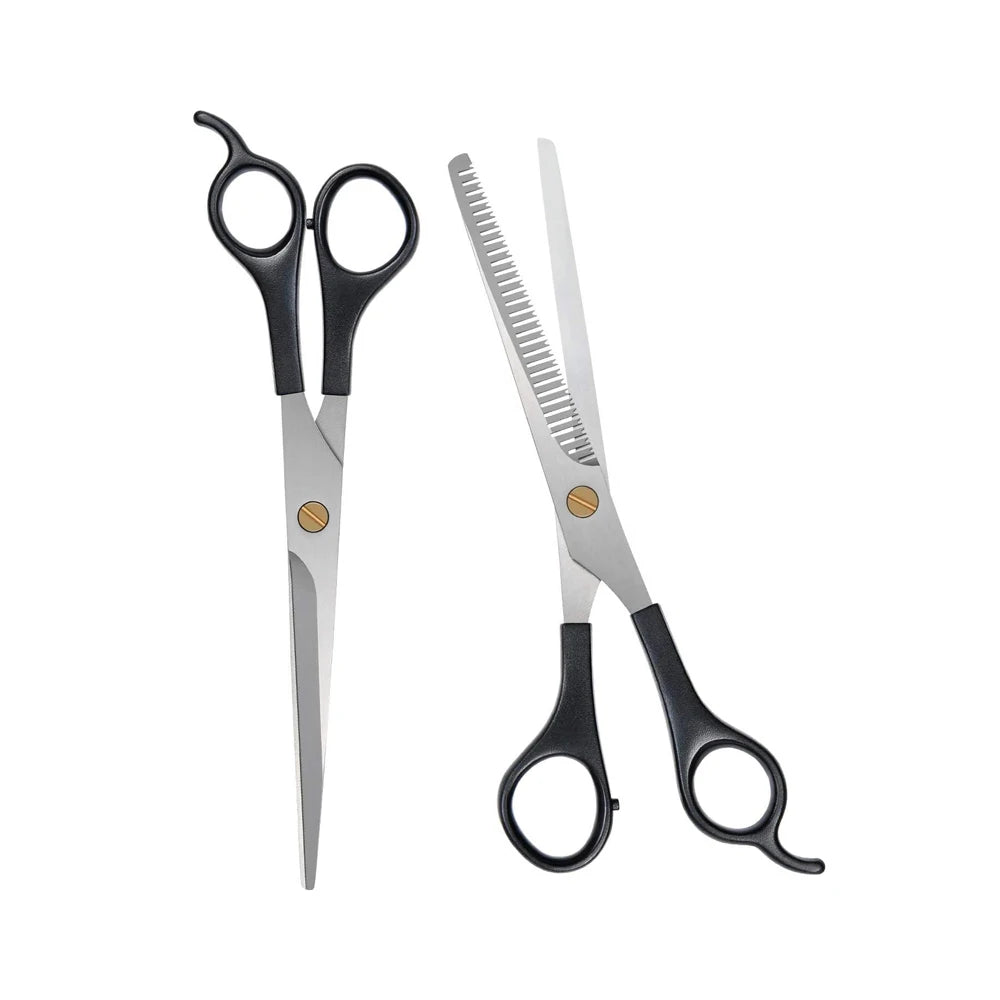 1/2/3pcs Professional Hair Cutting Shears Stainless Steel Barber Scissors for Men & Women Home & Salon Hair Trimming and Styling