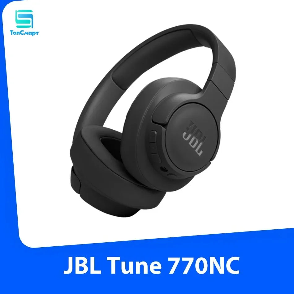 JBL TUNE 770NC Head Mounted Bluetooth Earphones Wireless Active Noise Reduction Music Gaming Long Range Headphones