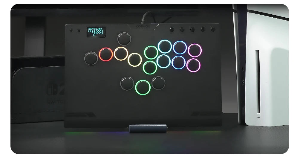 Haute42 M-Ultra Gen 2 Aluminium Alloy Leverless Hitbox Controller  For PC/ Ps4 / ps5/Steam Stickless Arcade Stick Controller