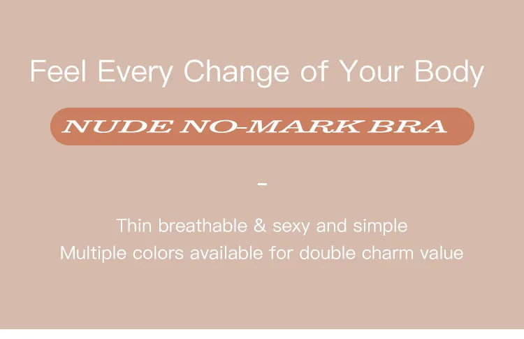 1Pc/3Pcs/Pack New Design Removable Padded Soft Ice Silk Traceless Women Wire Free Seamless Bra For Women Strapless Bra