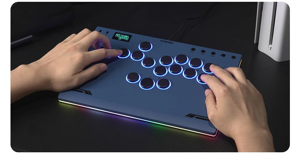 Haute42 M-Ultra Gen 2 Aluminium Alloy Leverless Hitbox Controller  For PC/ Ps4 / ps5/Steam Stickless Arcade Stick Controller