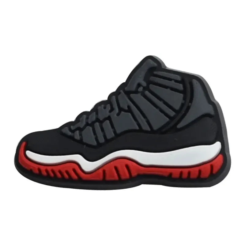 New Sneakers Collection Shoe Charms Accessories Sets for Kids Men Woman Hole Shoes Charm Cartoon Sandals Decorations Bulk 12PCS