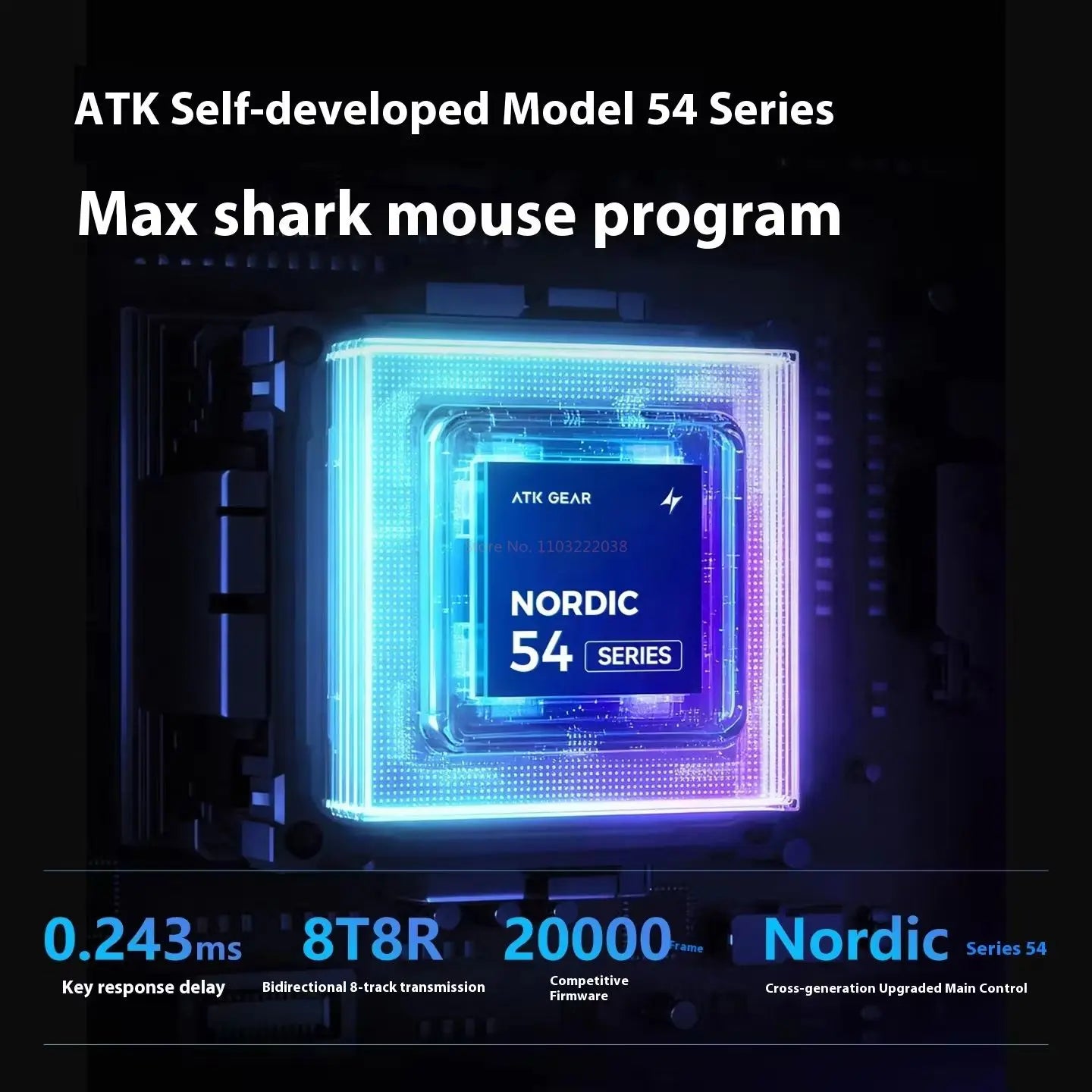 ATK F1 V2 Ultra MAX Gaming Mouse Wireless Tri-mode PAW3950 Double 8k Lightweight Ergonomics Esports Mouse Custom PC Accessory