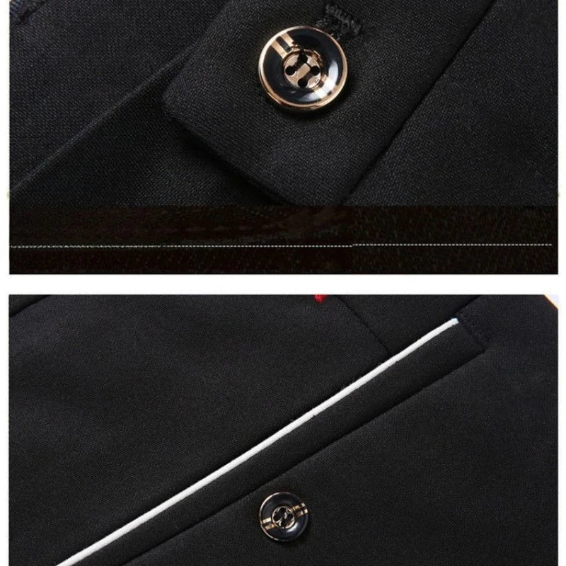 Elastic Waist Dress Pants Men, Professional Office Trousers Wrinkle Resistant, Spring Autumn Slim Fit Thin Business Chino Pants