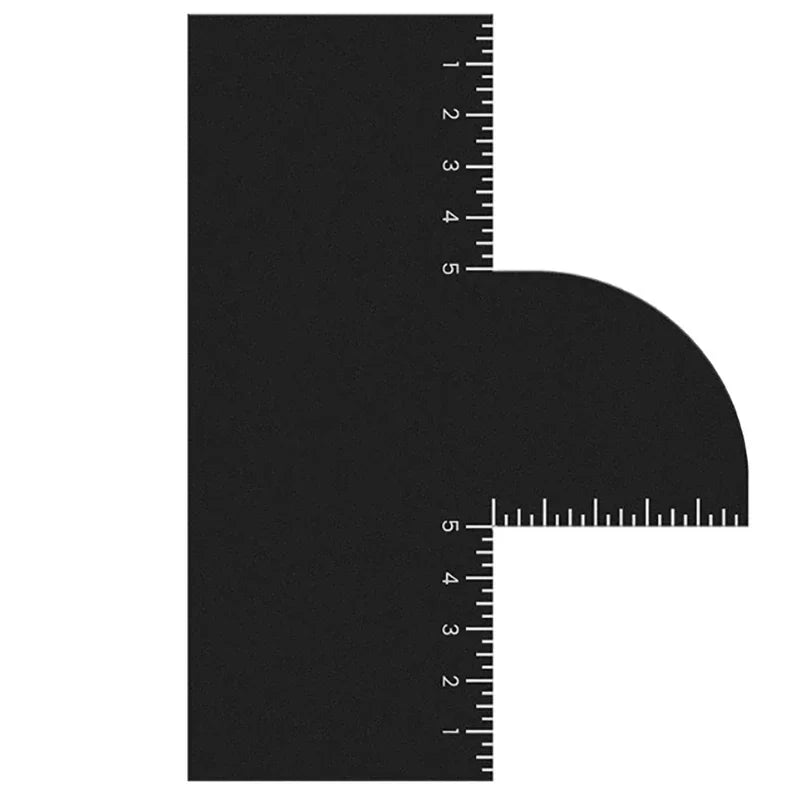 1Pcs Professional Beard Shaping Tool Hairline Enhancing Card for Precise Styling Must Have Shapers for Men Safe and Convenient