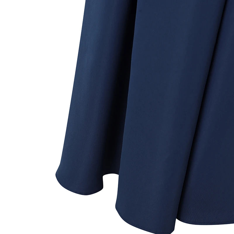 ZANZEA Women Long Shirt Dresses Autumn Long Sleeve Striped Fake 2 Piece Shirts Maxi Robe Fashion Elegant Office Party Vestidos