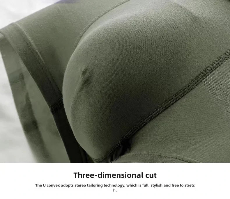 1-5PCS men's underwear mid-waist breathable and comfortable teenage boxer men's underwear