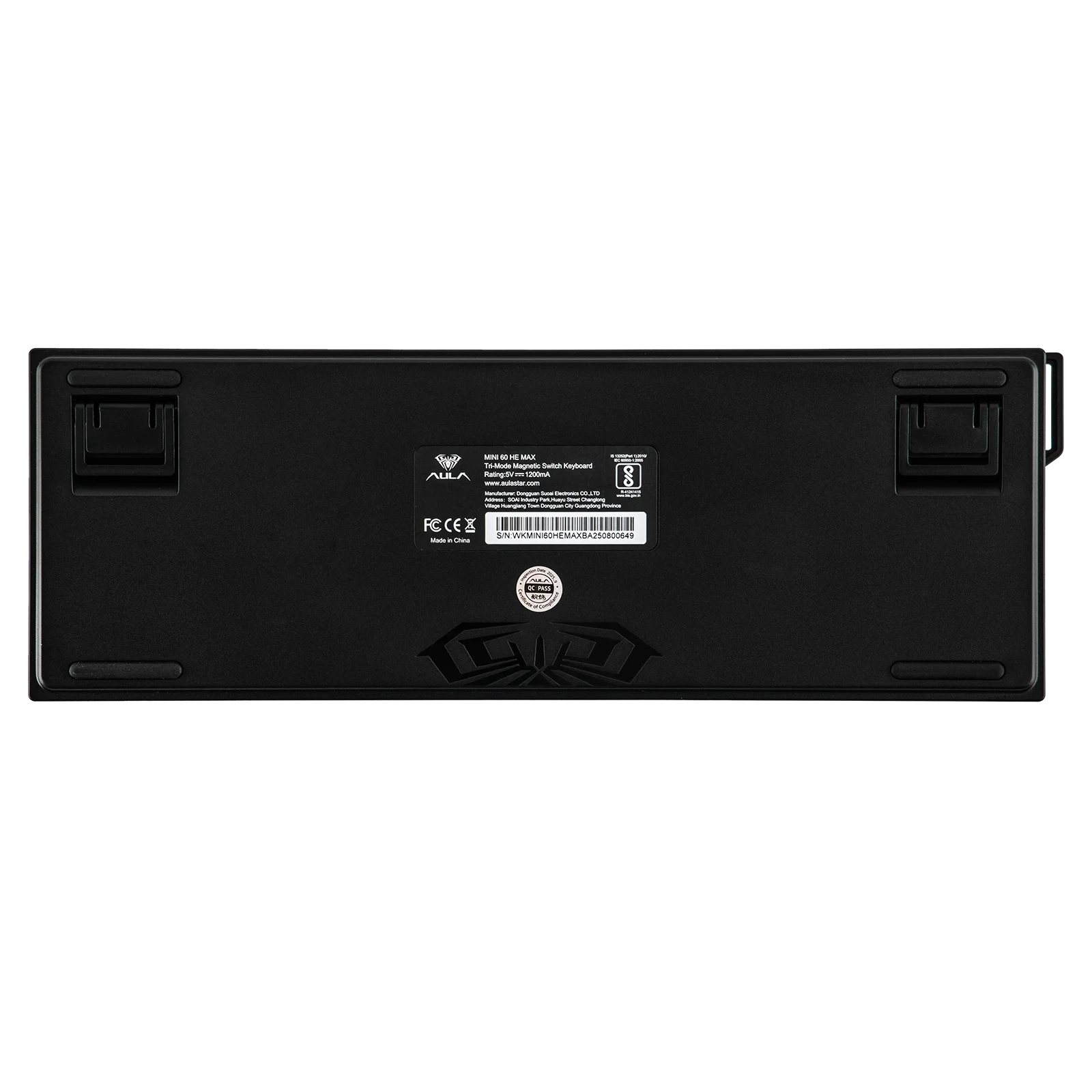 AULA MINI60 HE MAX 60% ANSI US Layout Wired/BT/2.4Ghz Wireless Hall Effect Mechanical Gaming Keyboard 8K Hz Polling for WIN/Mac