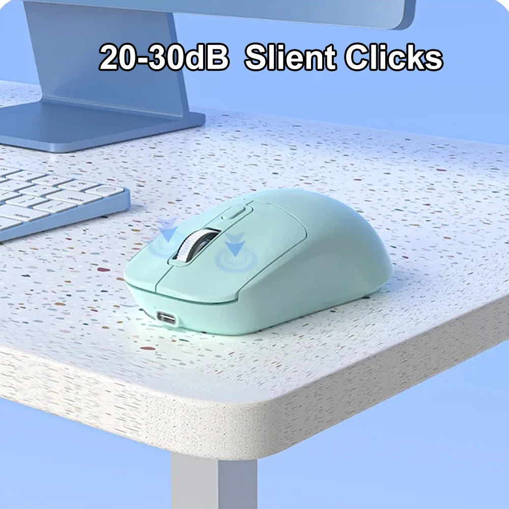 Dual Mode Bluetooth 5.4 Mouse 2.4G Wireless Mouse Rechargeable Slient Mouse Gaming Mouse Ergonomic Mice for PC Laptop Macbook