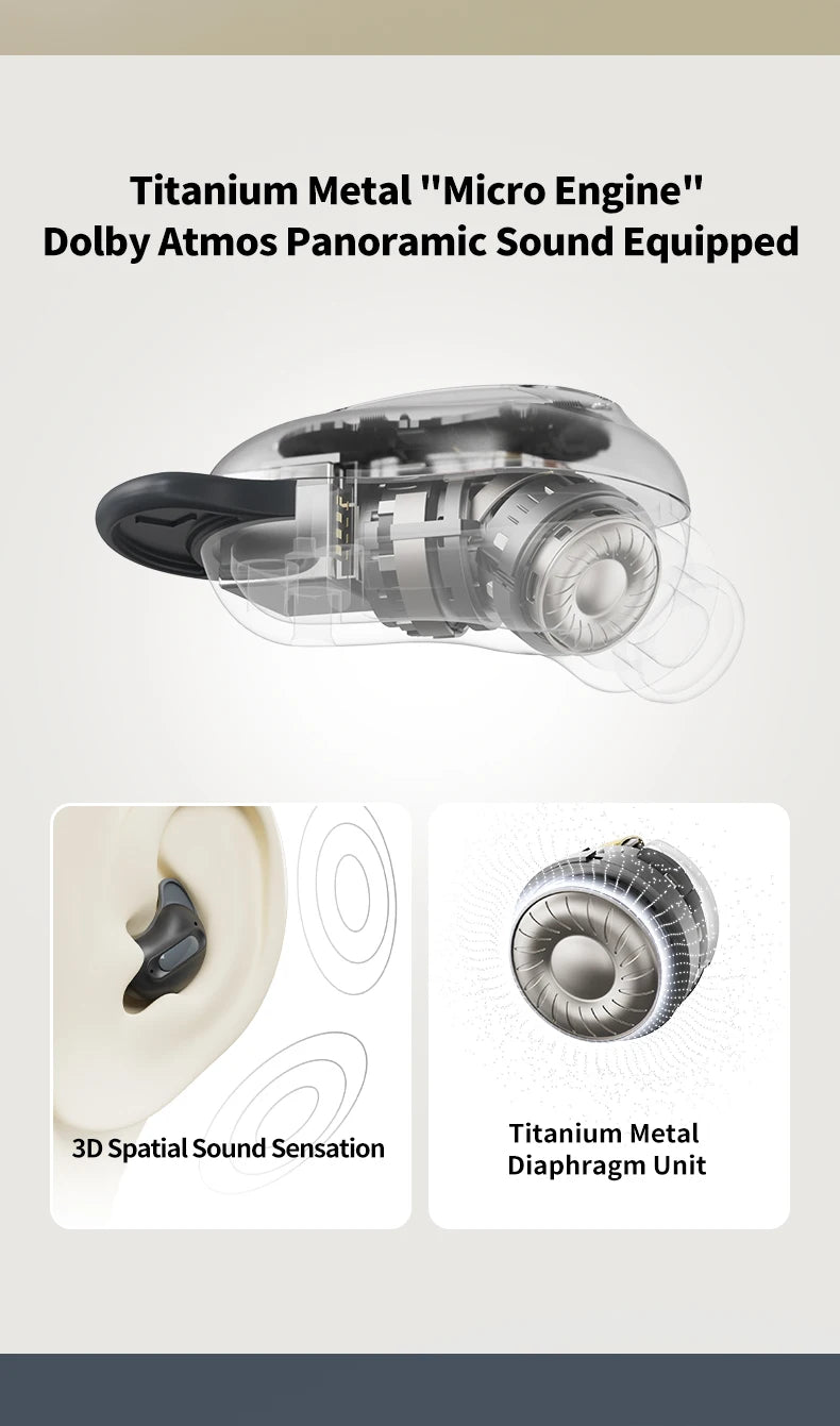 Xiaoyou In-Ear Bluetooth Headphones with Active Noise Cancellation, Specialized for Sleep