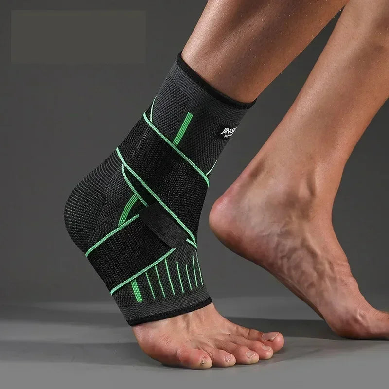 1Pcs Men Women Foot Joint Ankle Protector  Elastic Knitted Sports Ankle Support Brace For Cycling Yoga Basketball Volleyball