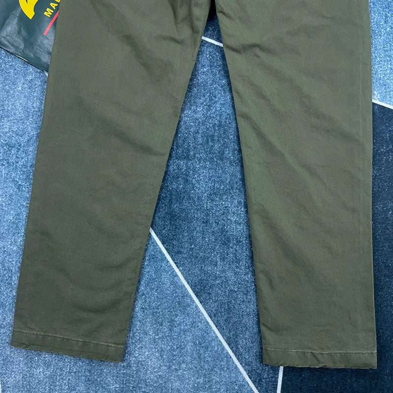 Heavy cotton straight leg casual pants men's American vintage to do old washed cargo pants