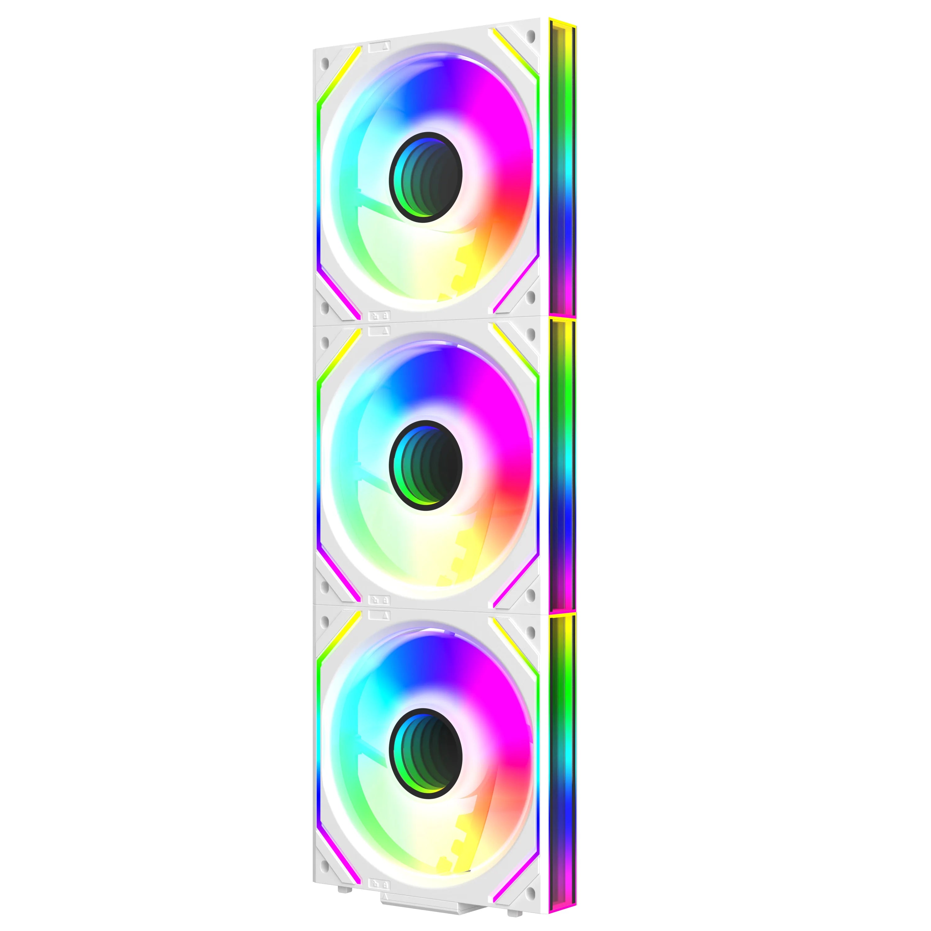 [Colorful Glowing Blade] Jungle Leopard Interstellar V2 ARGB Fan 120mm - Infinity Mirror, 5V3pin RGB, PWM Daisy Chain, Gaming PC