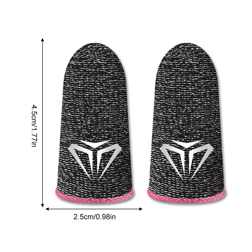 10PCS Mobile Phone Gaming Fingertip Sleeves Sweat-Proof Finger Cover Game Non-slip Touch Screen Thumb Fingertip Sleeves