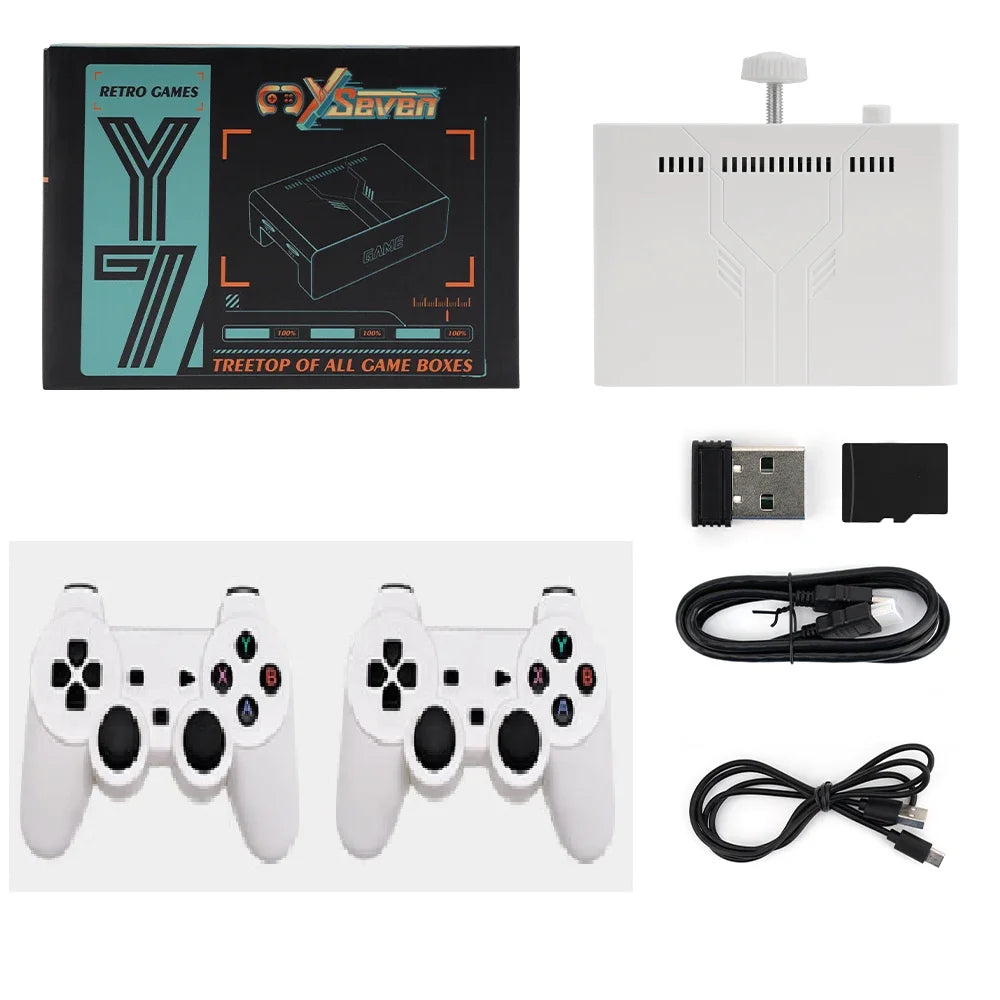 Y7 Game console 128G 256G Linux System 4K Video Game Console LPDDR4 2GB TV Box Wireless Controller Retro Game