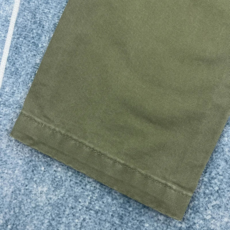 Heavy cotton straight leg casual pants men's American vintage to do old washed cargo pants