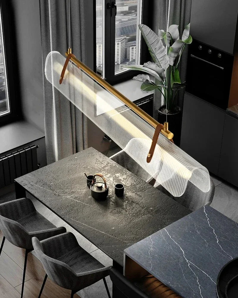 Nordic minimalist acrylic restaurant pendant light LED modern home dining table restaurant bar counter office desk lighting