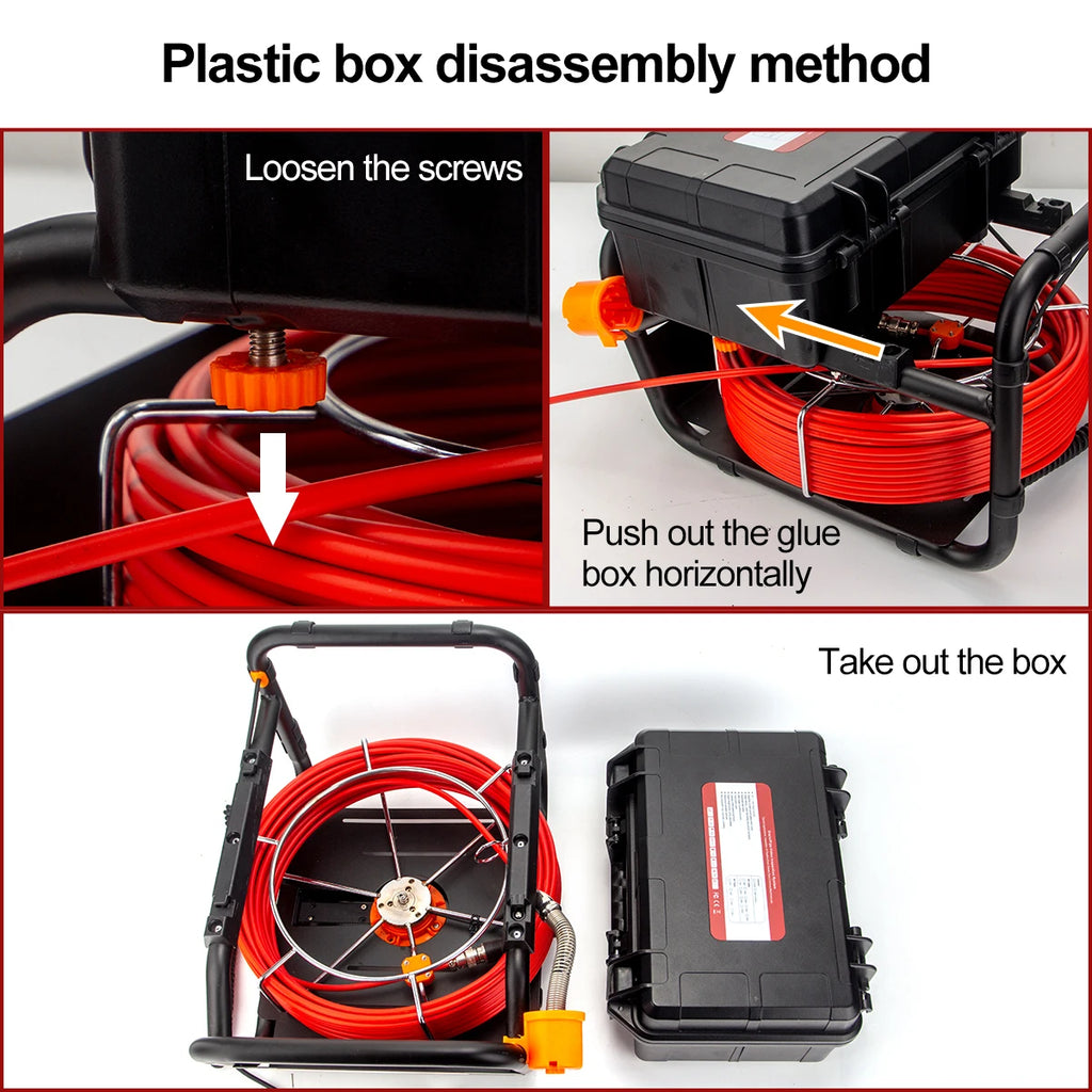 512Hz Transmitter Sonde for Pipeline Location Endoscope Image Self-Leveling DVR,SYANSPAN 23mm Drain Pipe Inspection Camera IP68
