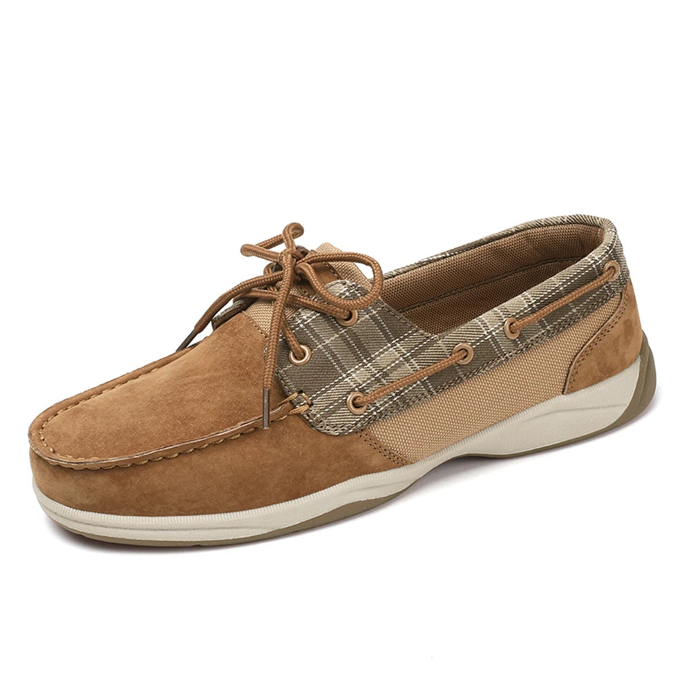 Men's Plus Size Luxury Boat Loafers - Premium PU Upper, Breathable Lining, Soft Insoles, Anti-Slip Sole, Lightweight & Comfortab