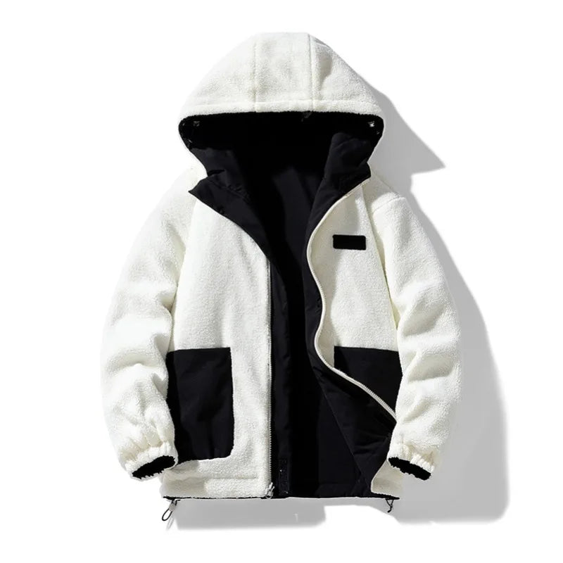 New Autumn and Winter Outerwear for Men, Loose Casual Hooded, Thick, Warm, Comfortable, Versatile, High-quality Jacket for Men