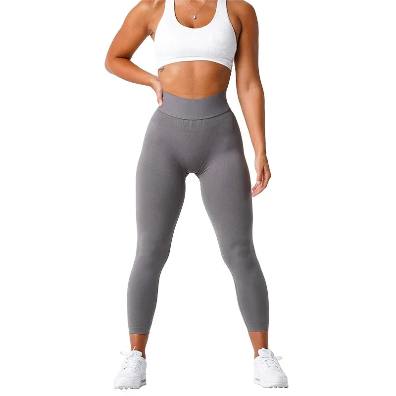 New Sport Seamless Leggings Spandex Tights Woman Fitness Elastic Breathable Hip-lifting Leisure Sports Running leggings