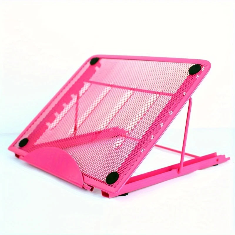 1 adjustable metal laptop folding stand base, foldable light box light stand, adjustable.