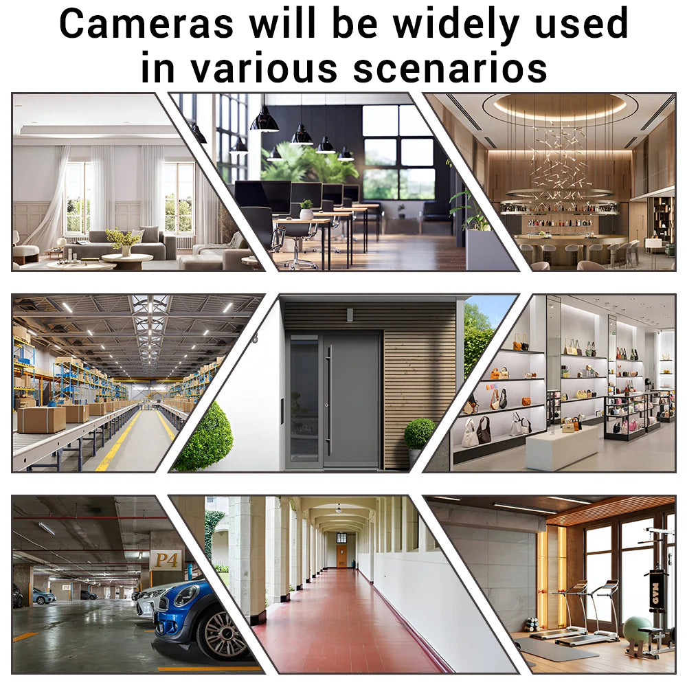 2.4G 1080P Cameras Wifi Video Surveillance IP Outdoor Security Protection Monitor 4.0X Zoom Home Wireless Track Alarm Waterproof