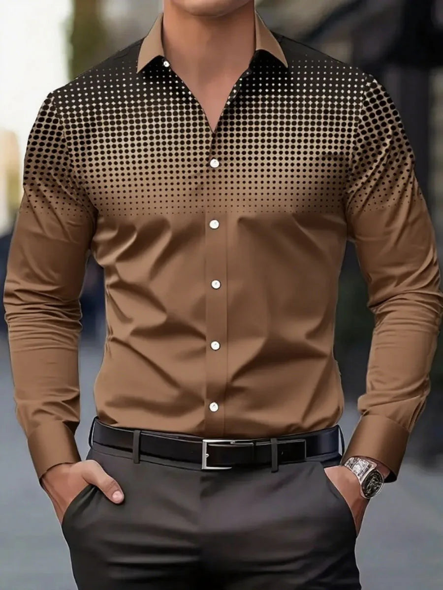 Men's new style shirts, men's business shirts, office shirts, comfortable and soft, designed by experts, quick delivery