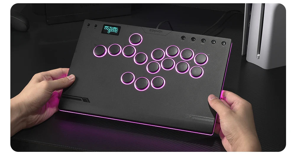 Haute42 M-Ultra Gen 2 Aluminium Alloy Leverless Hitbox Controller  For PC/ Ps4 / ps5/Steam Stickless Arcade Stick Controller