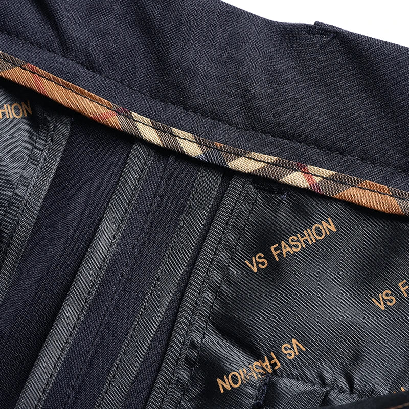 29-42 Men's Summer Pants Thin Straight Stretch Casual Pants with No Trace No Ironing Fabric Silky and Cool Feeling