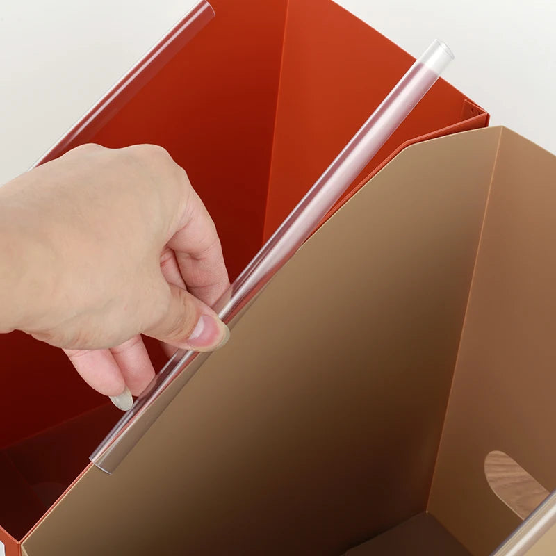 A4 Size Student Foldable Desktop Book Sorting Storage Box Office Stationery for Various Functions