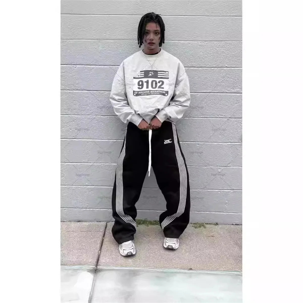 Camouflage Casual Pants Y2k Embroidered Camo Functional Tactical Functional Men's Women's Premium Jogging Drawstring Sweatpants